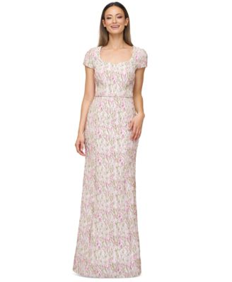 JS Collections - Women's Embroidered Sweetheart Mermaid Gown