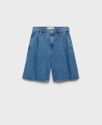 MANGO - Women's Bermuda Wideleg Shorts