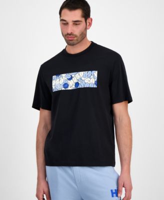 Hugo Boss - Men's Nurix Short Sleeve Crewneck Abstract Logo Graphic T-Shirt