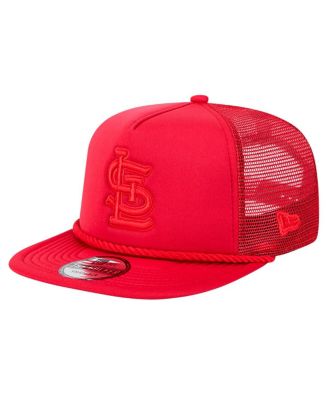 New Era - Men's Red St. Louis Cardinals Tone Foam Mesh Back Golfer Snapback Hat