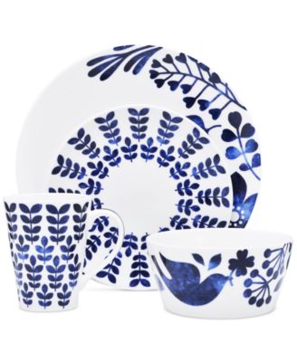 Noritake - Sandefjord Collection Porcelain 4-Pc. Coupe Place Setting