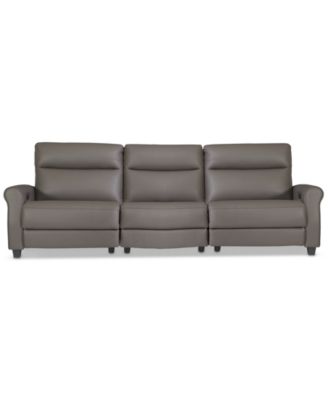 Furniture - Thandler 3-Pc. Leather Sofa with 3 Power Recliners