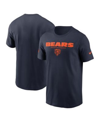 Nike - Men's Navy Chicago Bears Sideline Performance T-Shirt