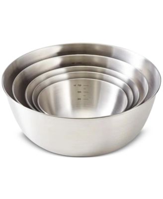 Art & Cook - 5-Piece Nesting Stainless Steel Bowl Set
