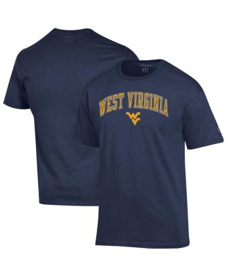 Champion - Men's Navy West Virginia Mountaineers Arched Logo T-Shirt