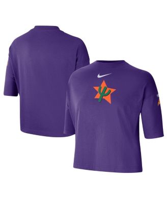 Nike - Women's Purple Phoenix Suns 2024/25 City Edition Courtside Boxy T-Shirt