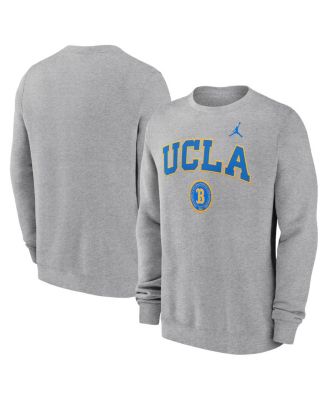 Jordan - Men's Heather Gray UCLA Bruins Legacy Classic Pullover Sweatshirt