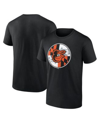 Fanatics Mto Label - Men's Black Baltimore Orioles Flag T-Shirt