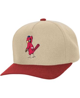 Mitchell & Ness - Men's and Women's Cream St. Louis Cardinals Basic Coop Pro Adjustable Hat