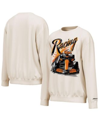 Outerstuff - Men's Cream McLaren F1 Team Drive Fast Washed Pullover Sweatshirt