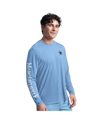 Margaritaville - Men's&nbsp; Light Blue Dallas Cowboys Rock Harbor Long Sleeve Rashguard Top
