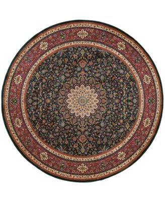 Oriental Weavers - by  "Ariana" Navy Ardebil 9B Area Rug, 4' x 6'