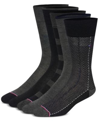 Tommy Hilfiger - Men's 5-Pk. Rugby Crew Socks