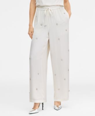 I.N.C. International Concepts - Women's Embellished Drawstring Pants