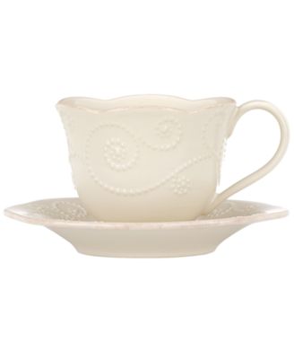 Lenox - French Perle White Cup and Saucer Set