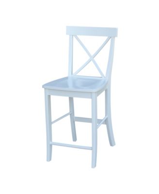 International Concepts - X-Back Counterheight Stool - 24" Seat Height