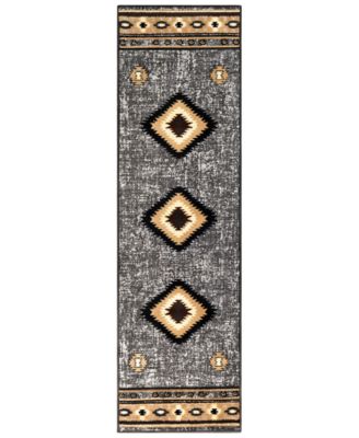 Livabliss - Paramount PAR-1094 Charcoal 2'2" x 7'6" Runner Area Rug