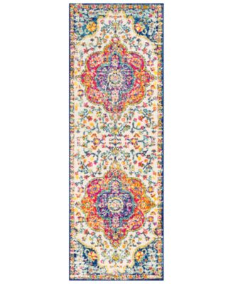 Livabliss - Elaziz ELZ-2335 Bright Pink 2'7" x 7'6" Runner Area Rug