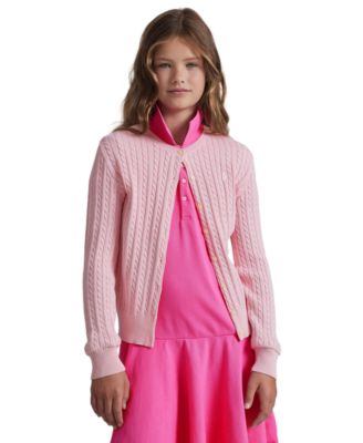 Polo Ralph Lauren - Big Girls Cable-Knit Cotton Cardigan