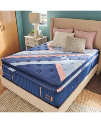 Stearns & Foster - Reserve Duet 17" Firm Euro Pillowtop Innerspring Luxury Mattress Set - Queen