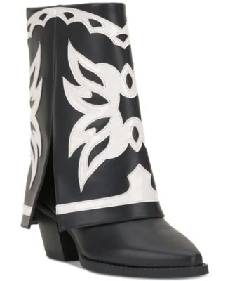 I.N.C. International Concepts - Women's Jadiza Cuff Cowboy Boots