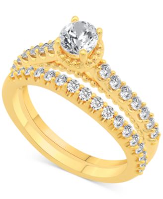 Macy's - Diamond Traditional Style Bridal Set (1 ct. t.w.) in 14k Gold
