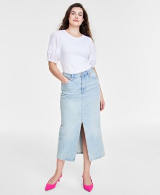 On 34th - Women's Knit Elbow-Sleeve Top