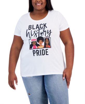 Hybrid Apparel - Trendy Plus Size Barbie BHM #2 Graphic T-Shirt