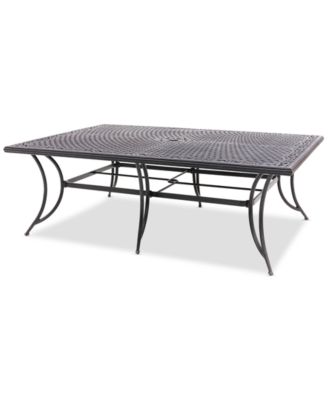Agio - Wythburn Mix and Match 84" x 60" Cast Aluminum Outdoor Dining Table