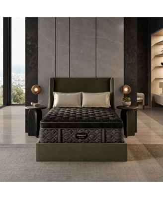 Beautyrest - Black Series Four 17.5" Medium Pillowtop Mattress Set - Full