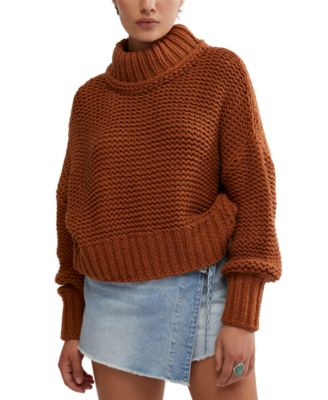 Free People - My Only Sunshine Cowl-Neck Sweater