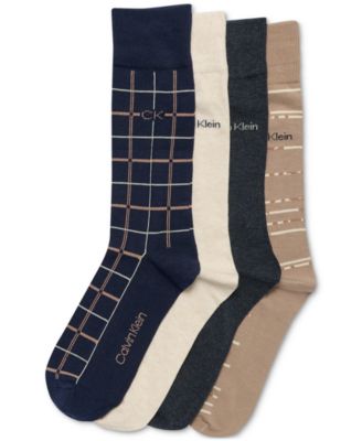 Calvin Klein - Men's 4pk. Logo Dress Socks