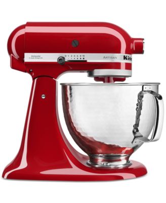 KitchenAid - Artisan Series 5-Qt. Tilt-Head Stand Mixer with Hammered Bowl