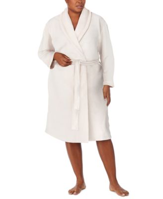 Ellen Tracy - Plus Size Shawl-Collar Chenille Robe