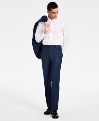 Brooks Brothers - Men's Wool-Blend Stretch Classic-Fit Suit Pants