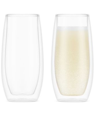 Bodum - SKAL Double-Walled Champagne Glasses, Set of 2