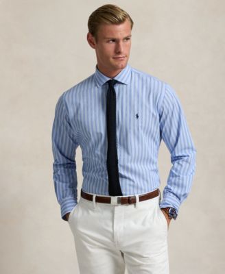 Polo Ralph Lauren - Men's Classic-Fit Striped Stretch Poplin Shirt