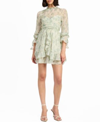 En Saison - Women's Marlene Floral Ruffle Mini Dress
