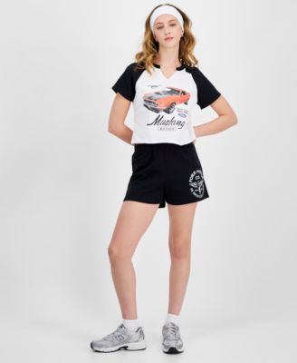 Love Tribe - Juniors' Ford Pull-On Mid-Rise Shorts