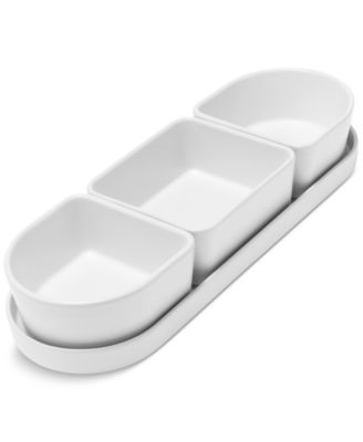 The Cellar - Whiteware Aaden 4-Pc. Sectional Server