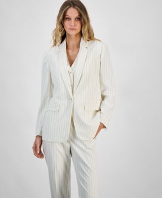 Bar III - Women's Pinstriped Jacket, Exclusively at Macy's