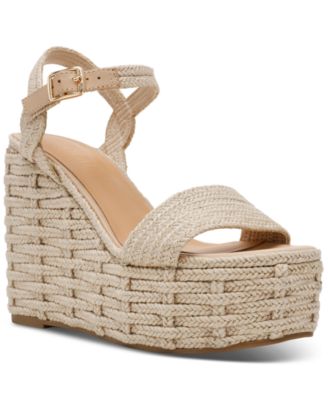 Steve Madden - Women's Pinky Platform Rope Wedge Sandals