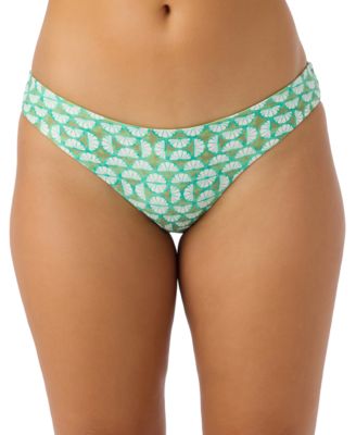 O'Neill - Juniors' Shell Abstract Blue Lagoon Bikini Bottoms
