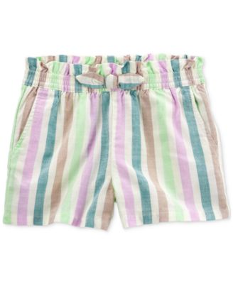 Carter's - Toddler Girls Striped Pull-On Shorts