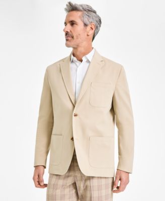 Club Room - Men's Varsity-Inspired Unstructured Blazer