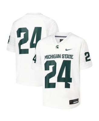 Nike - Big Boys and Girls 24 White Michigan State Spartans Untouchable Football Jersey