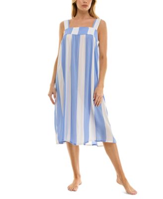 Roudelain - Women's Sleeveless Striped Nightgown
