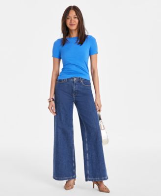 On 34th - Women's Ribbed T-Shirt, Created for Macy's