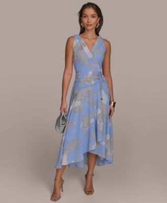 Donna Karan New York - Women's Faux-Wrap Sleeveless Dress