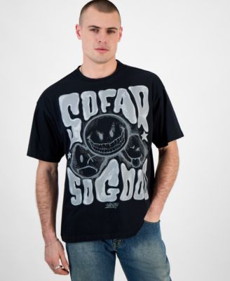 SmileyWorld - Men's So Far So Good Regular-Fit Graphic T-Shirt